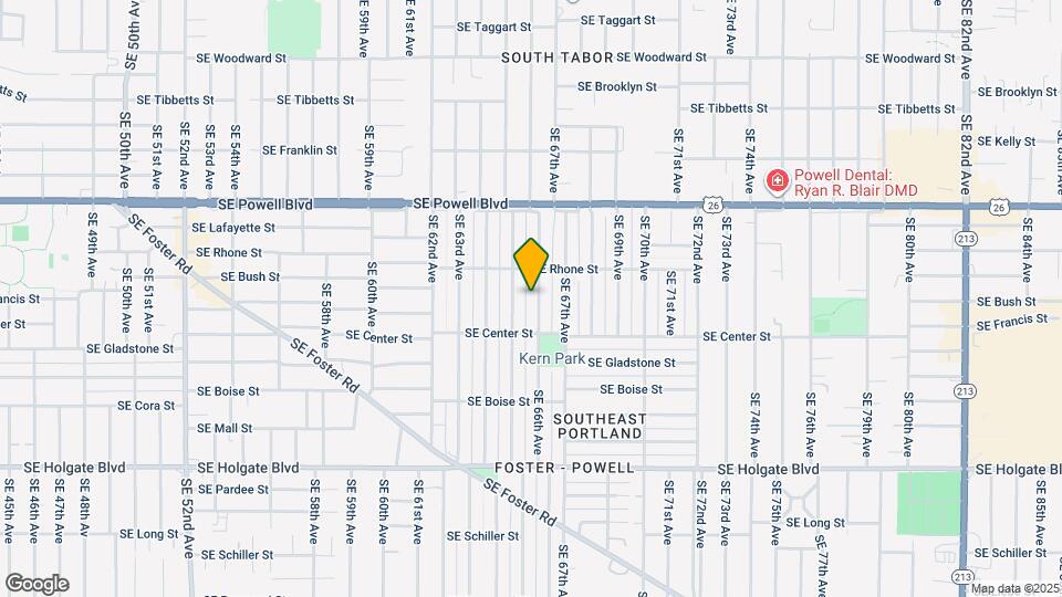 3811 SE 66th Ave Mapa y Detalles de la Ubicación