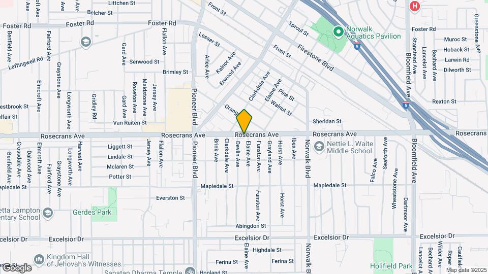 Rosecrans Apartments Map and Location Details