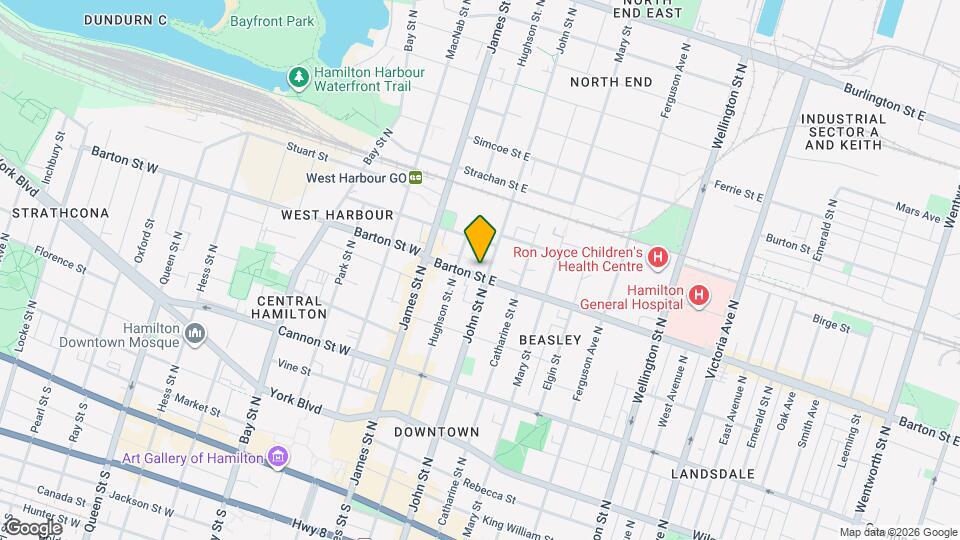 57 Barton St E Map and Location Details