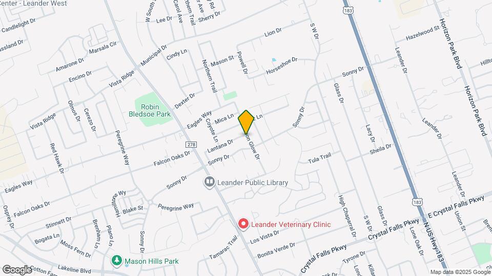 802 Lantana Dr Map and Location Details