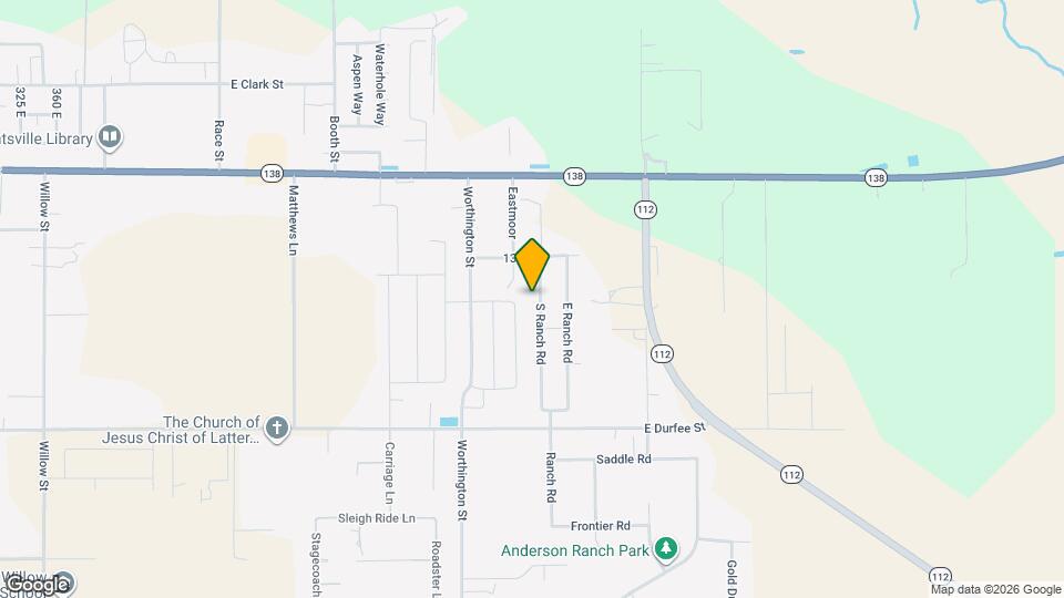 168 S Ranch Rd Mapa y Detalles de la Ubicación