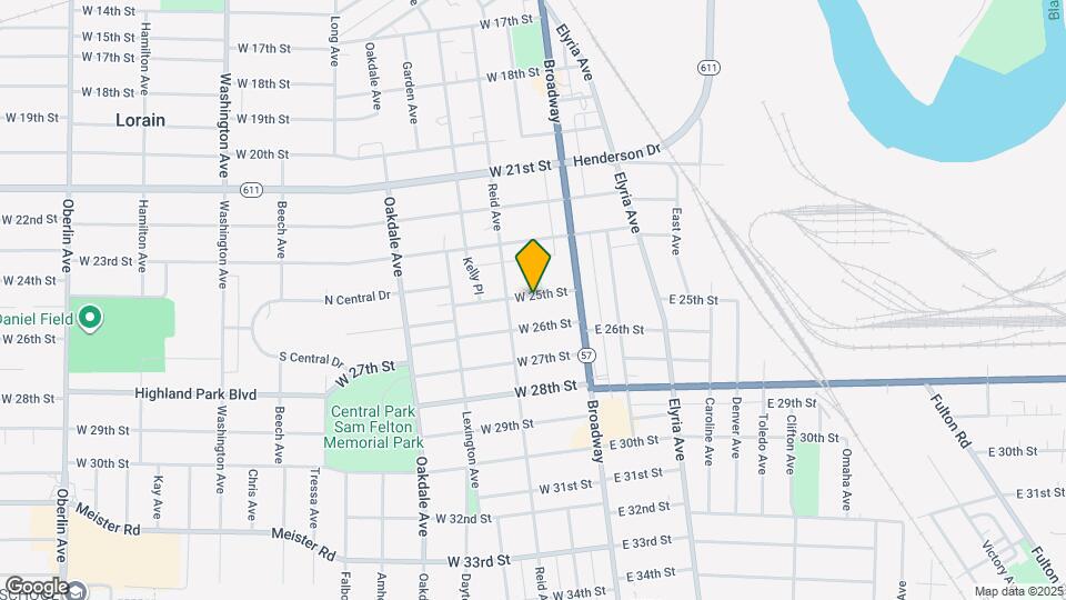 207 W 25th St Map and Location Details