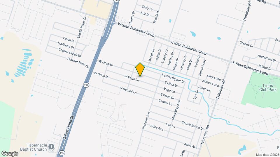 304 W Libra Dr Map and Location Details