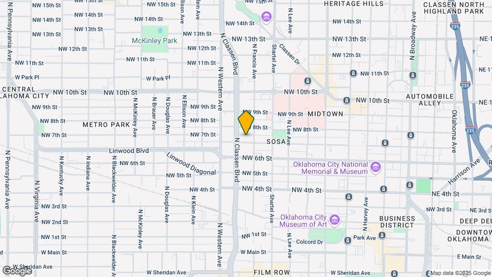 901 NW 7th St Map and Location Details