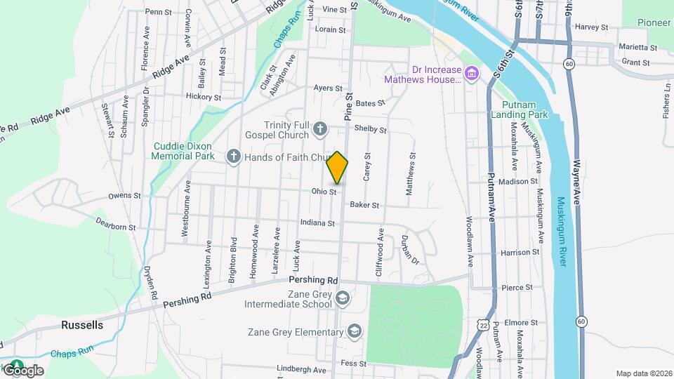 815 Ohio St Map and Location Details