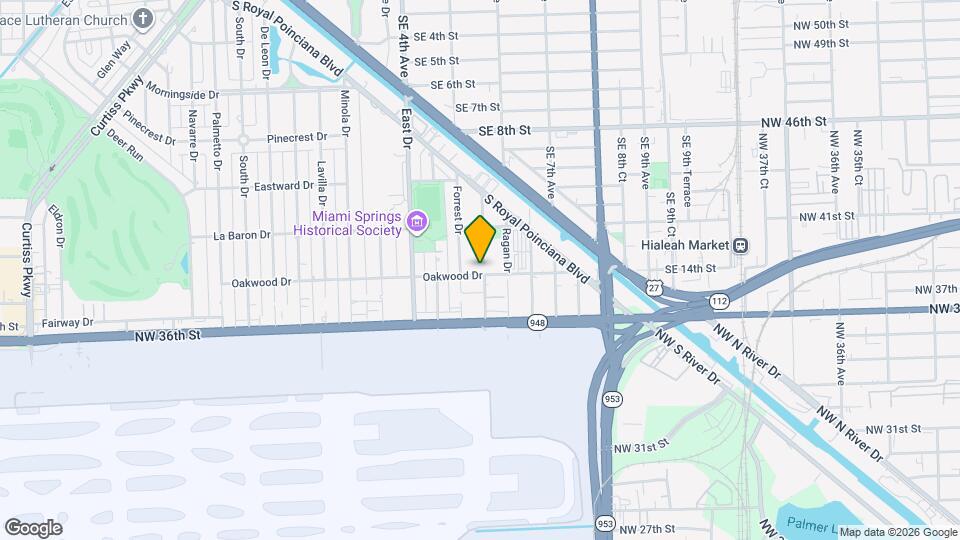 580 Lee Dr Mapa y Detalles de la Ubicación