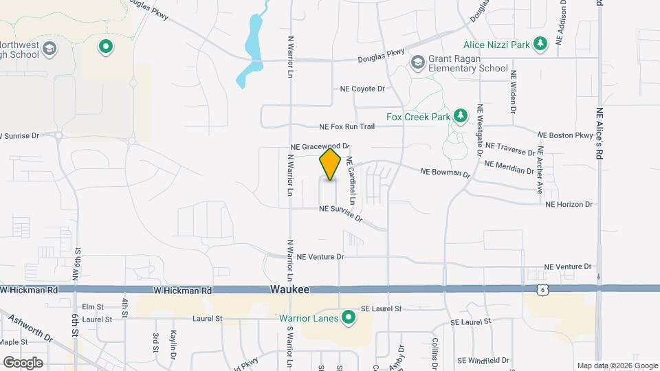 340 NE Carefree Ln Map and Location Details