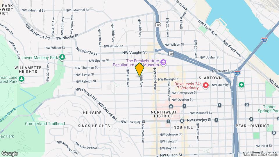 2409 NW Raleigh St Map and Location Details