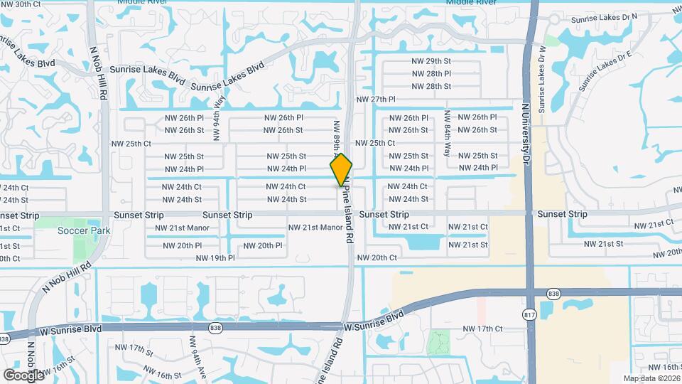 2420 NW 89th Ave Map and Location Details