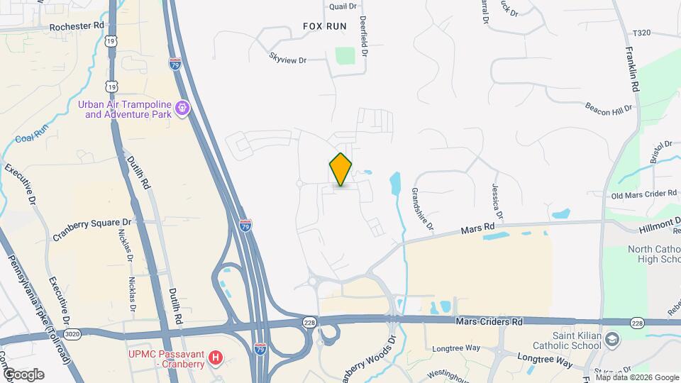 401 Cranford Way Map and Location Details