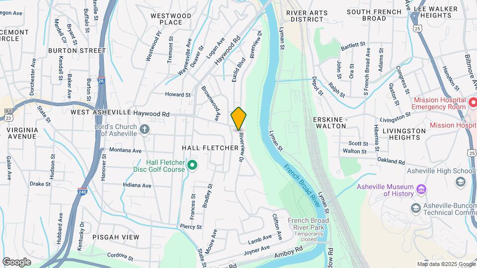 247 Riverview Dr Map and Location Details