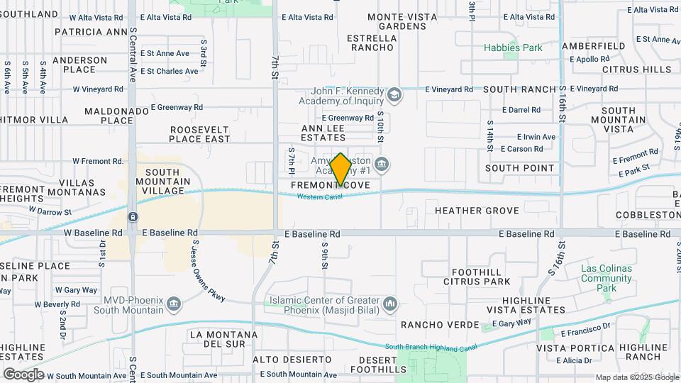 833 E Minton St Map and Location Details