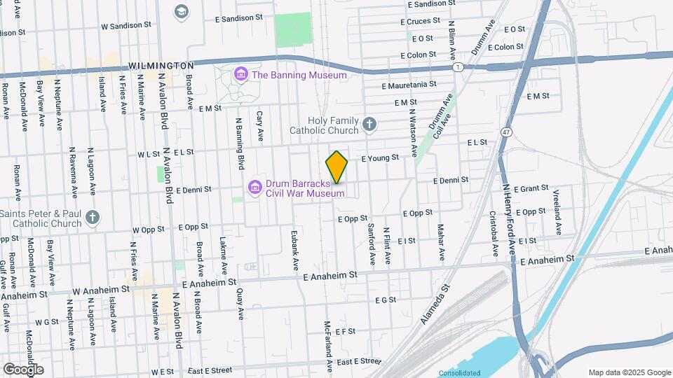1060 McFarland Ave Map and Location Details