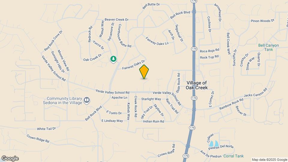 77 N House Rock Rd Map and Location Details