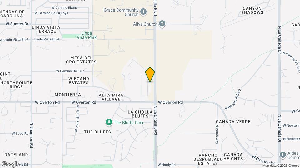 9306 N Agave Gold Rd Map and Location Details