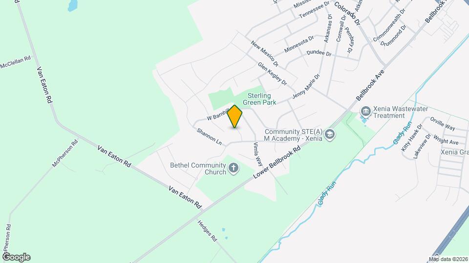 1344 Crescent Ct Mapa y Detalles de la Ubicación