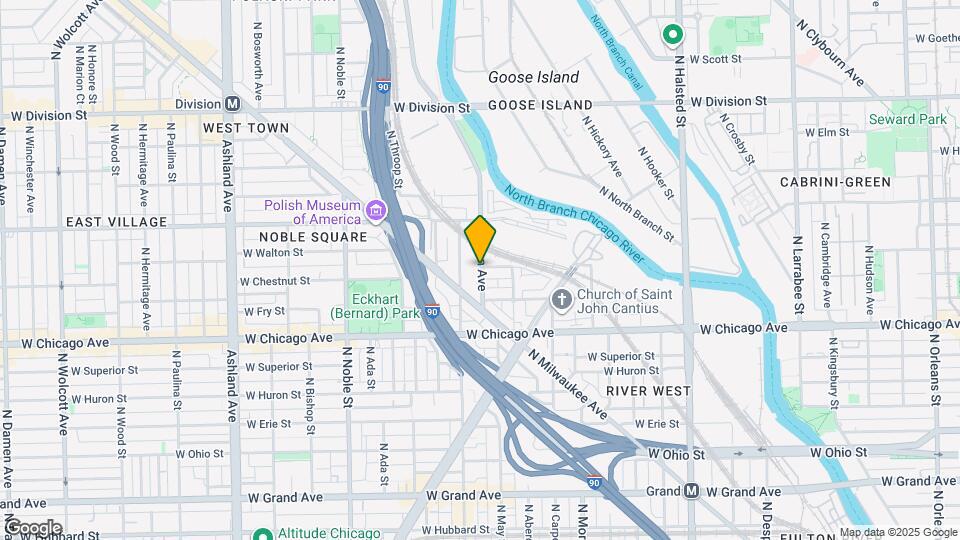 860 N ELSTON Ave Map and Location Details