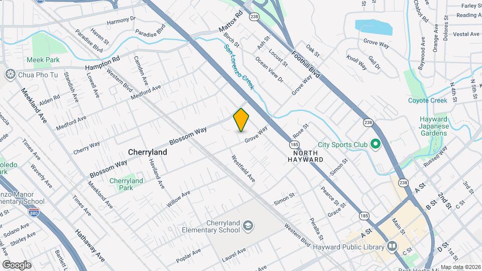710 Grove Way Map and Location Details