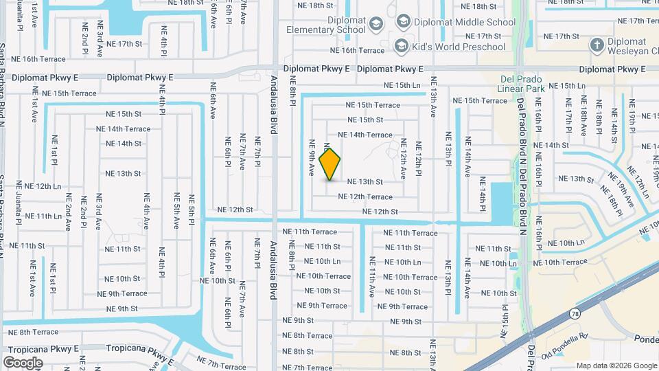 918 NE 13th St Map and Location Details