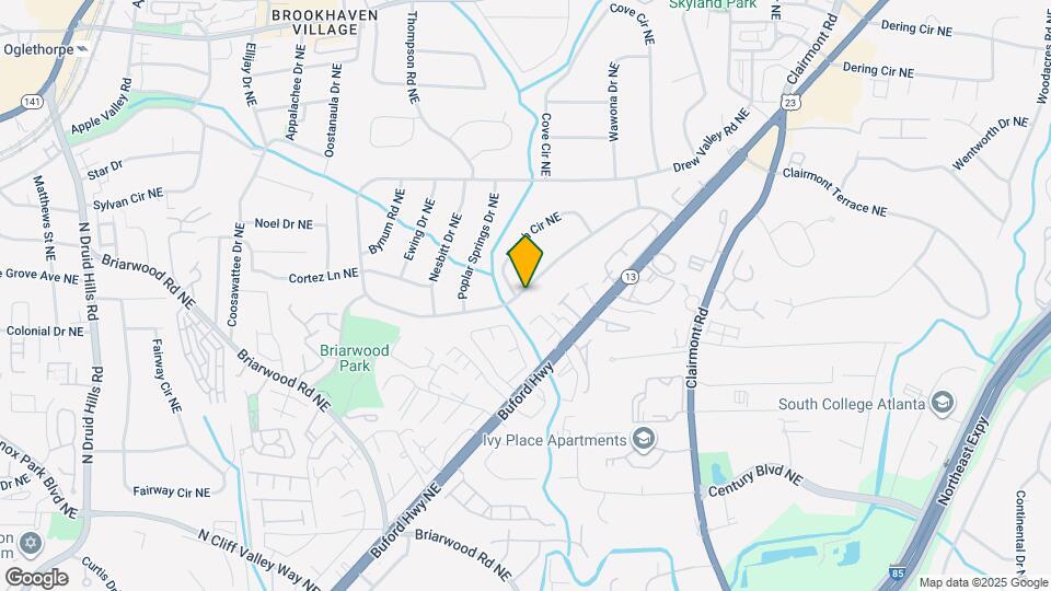 2138 Drew Valley Rd NE Mapa y Detalles de la Ubicación