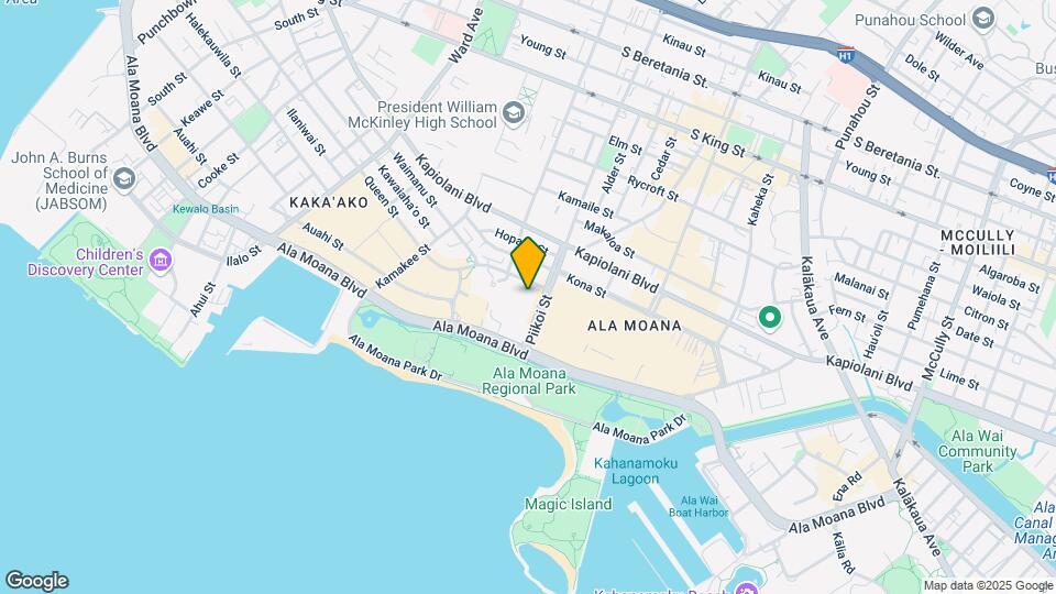 Hawaiki Tower Mapa y Detalles de la Ubicación