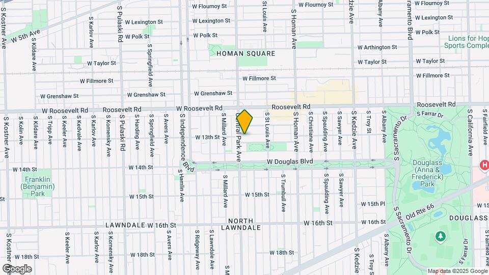 3550 W 13th Pl Map and Location Details