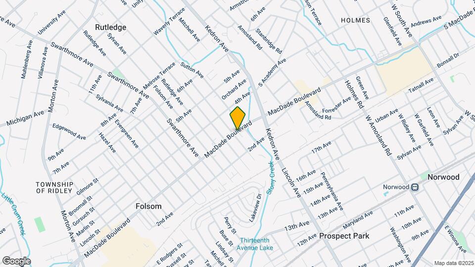 1606 MacDade Boulevard Map and Location Details
