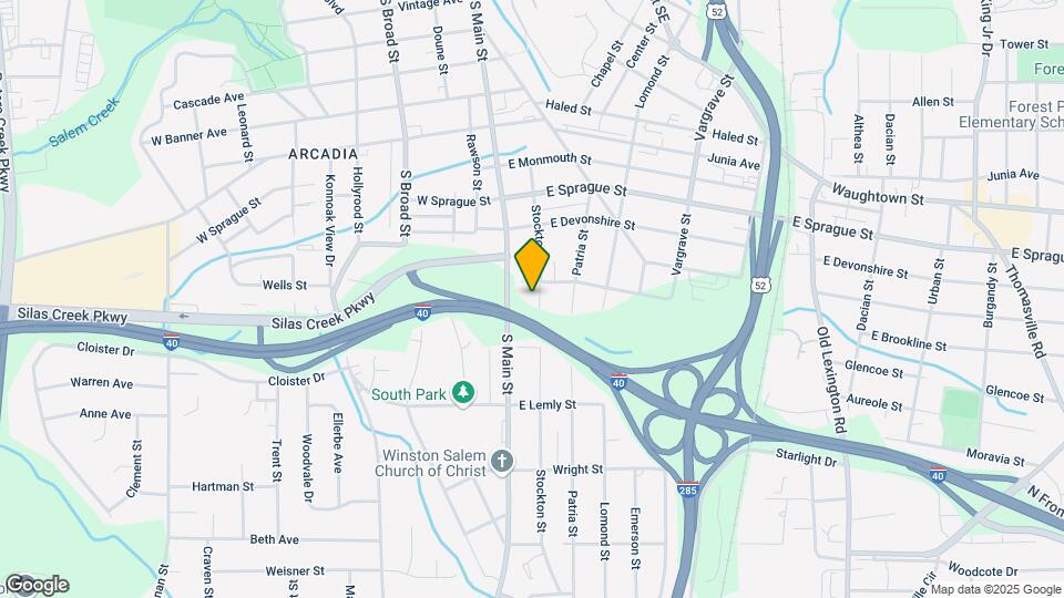 2512 Stockton St Map and Location Details