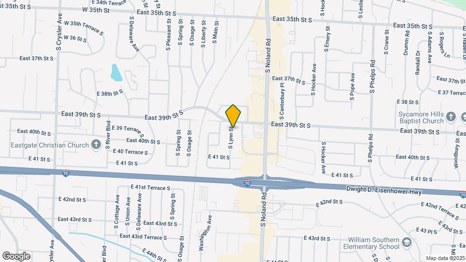 3913 S Lynn St Map and Location Details