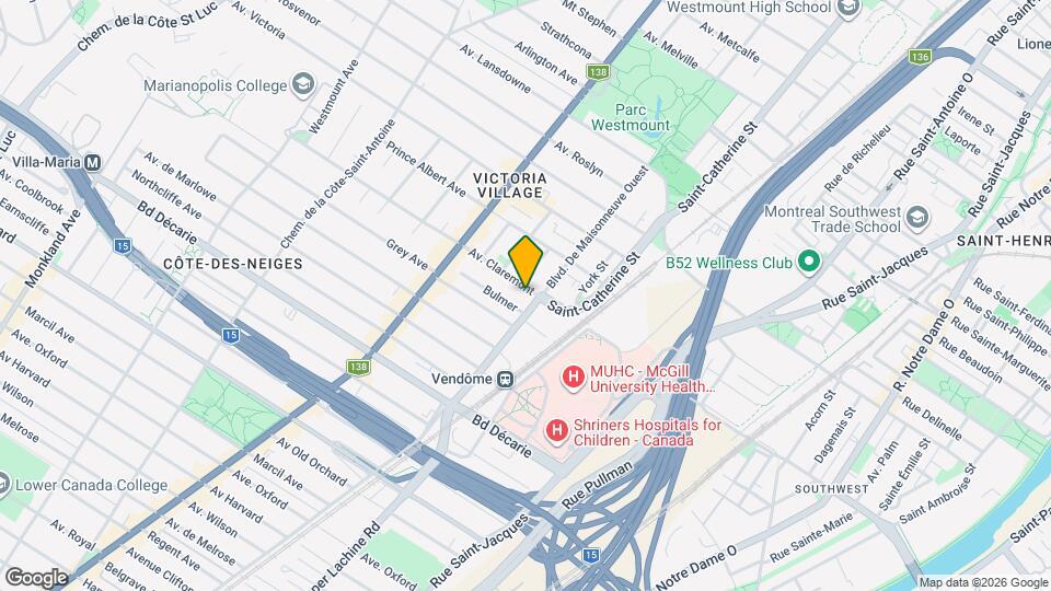 2000 Claremont Av Map and Location Details