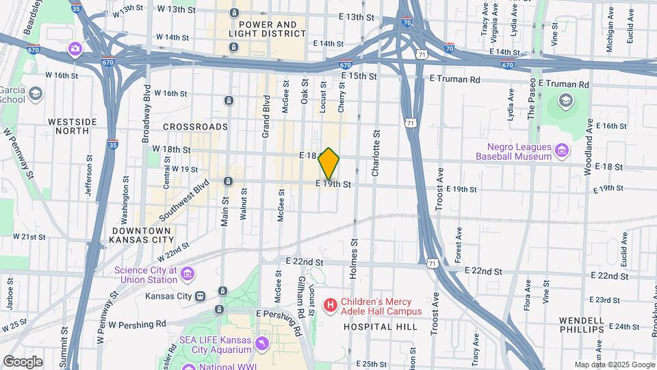 537 E 19th St Mapa y Detalles de la Ubicación