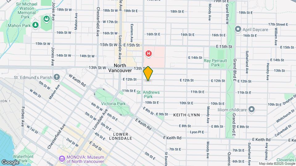 215-225 E 12th St Map and Location Details