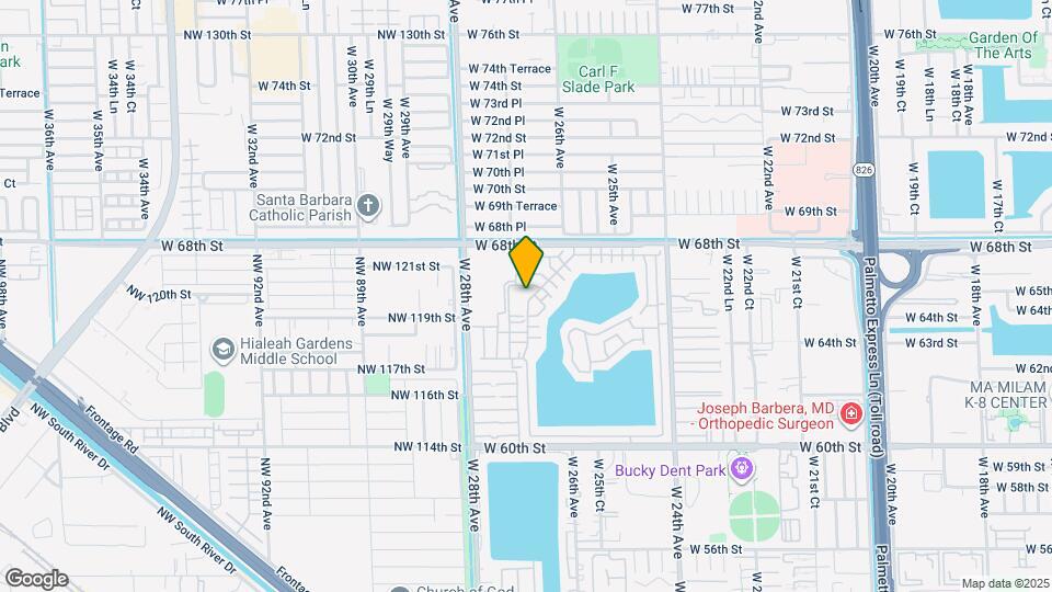 6540 W 26th Dr Map and Location Details