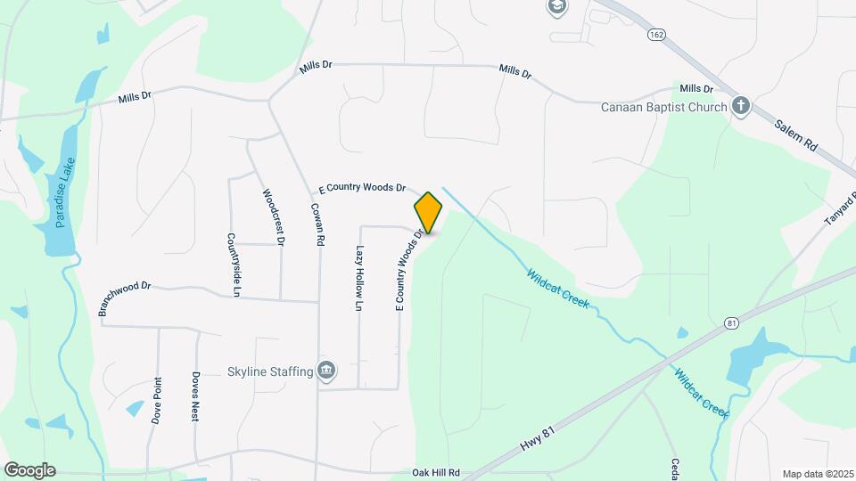 330 E Country Woods Dr Map and Location Details