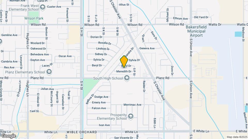 1000 Meredith Dr Map and Location Details