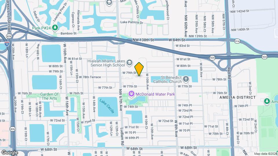 1072 W 79th St Map and Location Details