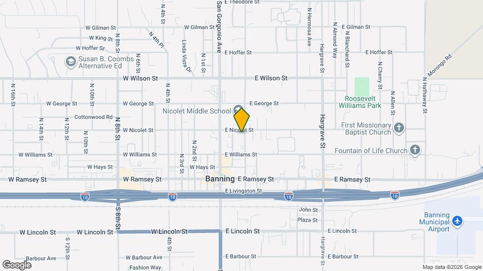 359 N Alessandro St Map and Location Details