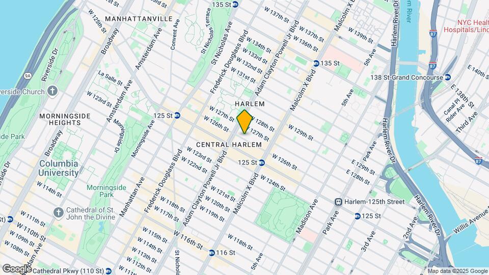 159 W 126th St Map and Location Details