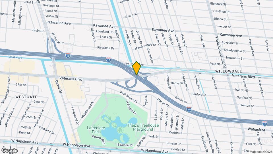 White Water Creek Apartments Map and Location Details