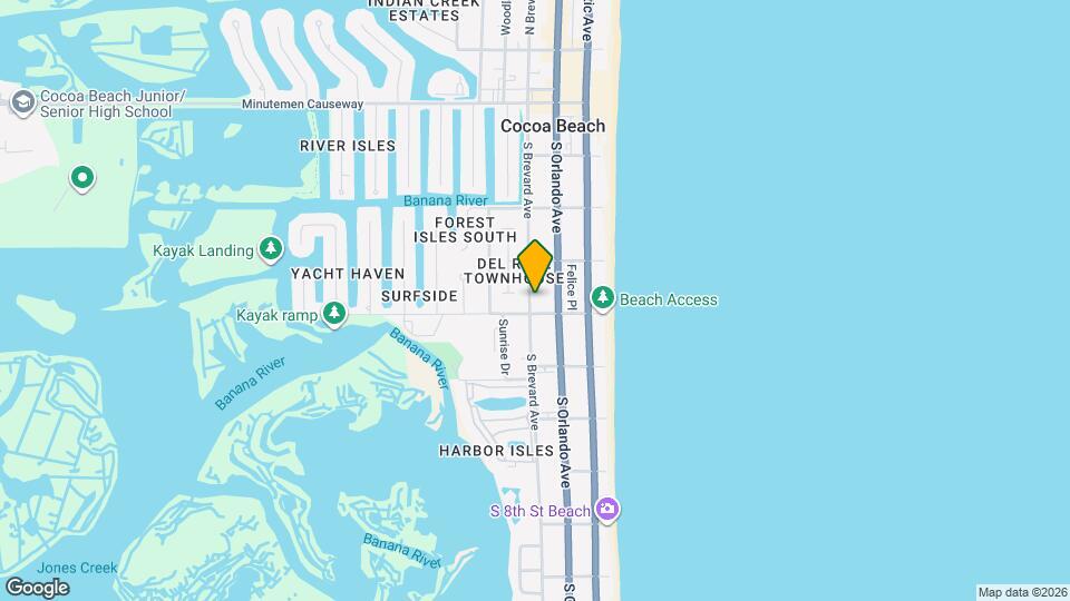 385 S Brevard Ave Map and Location Details