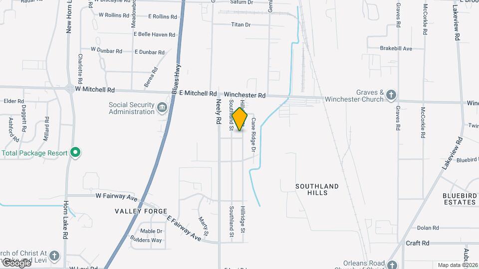 280 Southview Ave Map and Location Details