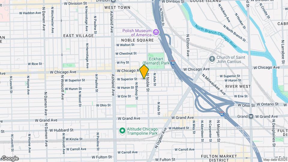 1411 W Superior St Map and Location Details
