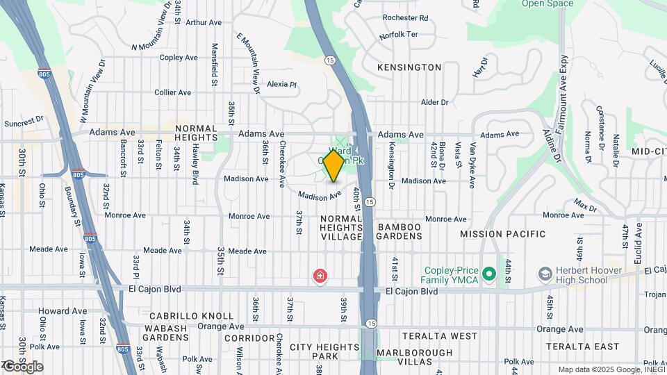 4564 39th St Map and Location Details