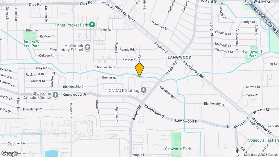 8454 Blankenship Dr Map and Location Details