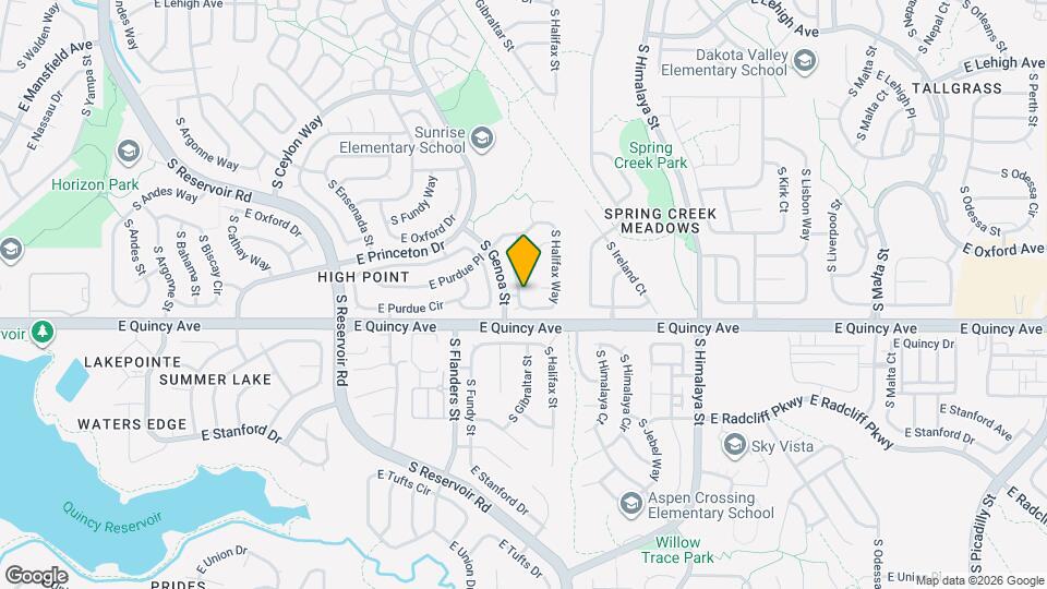 4246 S Gibraltar St Map and Location Details