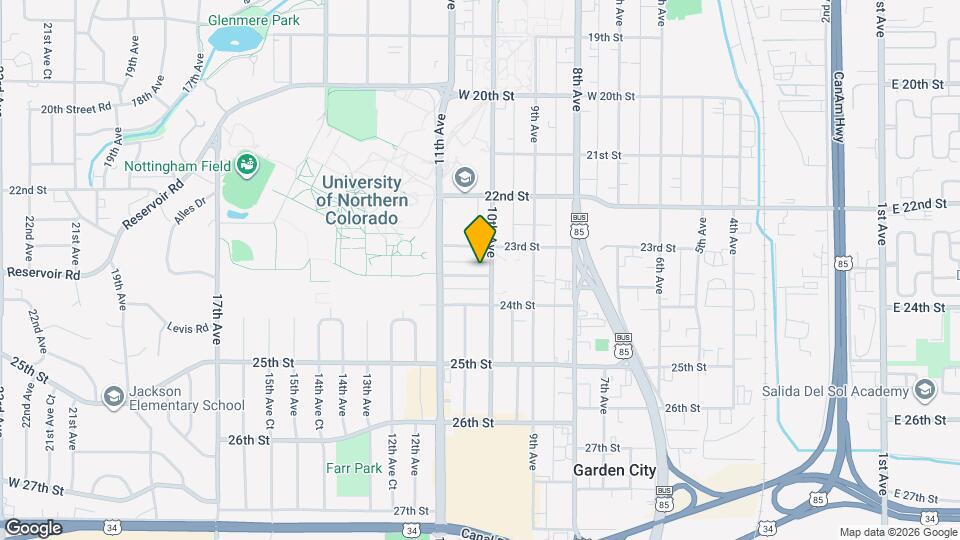 1007 23rd Street Rd Map and Location Details