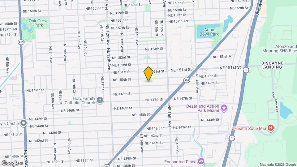 1465 NE 149th St Map and Location Details