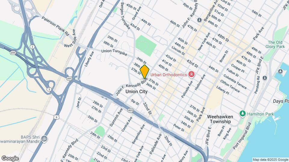 3516 John F. Kennedy Blvd Map and Location Details