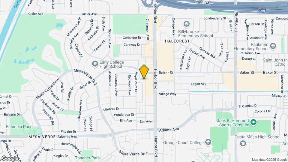 2962 Peppertree Ln, Unit D Map and Location Details
