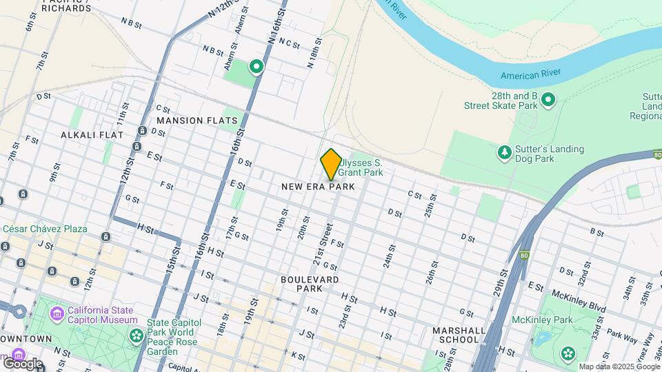 2019 D St Map and Location Details